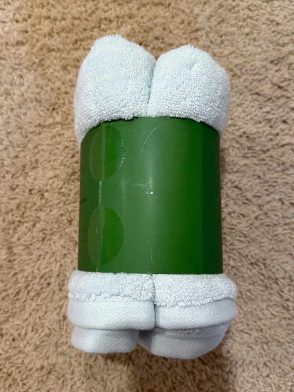 kate spade Cotton Hand Towels - Light Turquoise